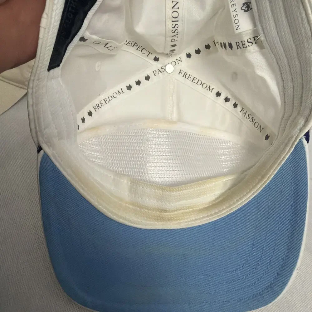 Greyson Clothiers White Wolf Rope Hat Golf Snapback Cap Multi Color Logo